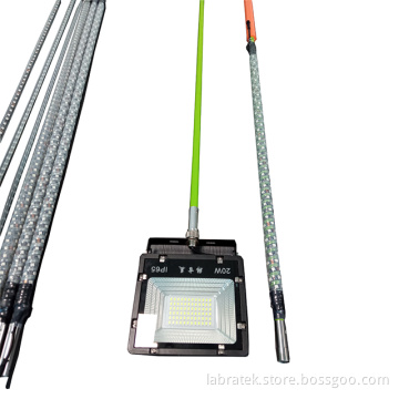 Hot Selling Mining Safety Led Whip With Reflective flag for Warning